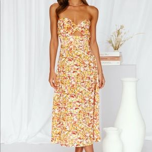 Hello Molly High Note Floral midi dress